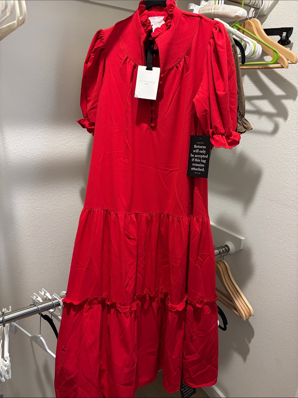 Tuckernuck pomander place red Selena maxi dress